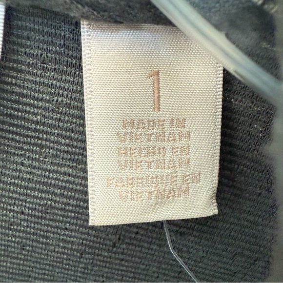 Chico’s Textured Drape Front Jacket Blazer Evergreen Forest Green Sz 8-NWT - Picture 5 of 12